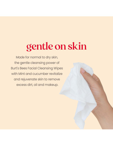Toallitas Faciales Refrescantes Burt's Bees 30 Unidades