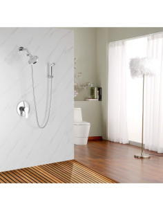 Rociador de Ducha para Perros SUMERAIN S7927C Cromado 2.44m 2