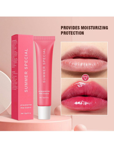 Bálsamo Labial Hidratante Jimyauqin - Guayaba Rosa, 14.17 g