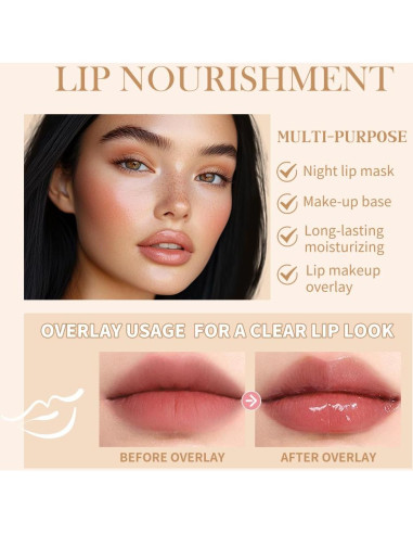 Bálsamo Labial Hidratante Jimyauqin - Guayaba Rosa, 14.17 g