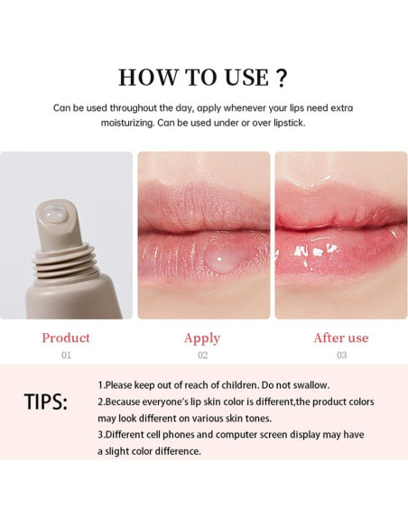 Bálsamo Labial Hidratante Jimyauqin - Guayaba Rosa, 14.17 g