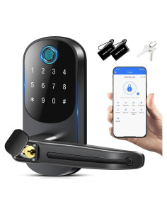 Cerradura Inteligente MSR605 Sin Llave con Huella Dactilar y Teclado