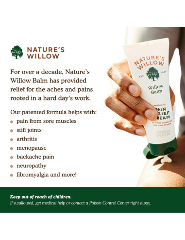 Bálsamo Natural para Alivio del Dolor Nature's Willow 946 ml