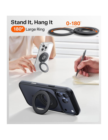 Soporte Magnético para Teléfono TORRAS Negro 360 Ajustable