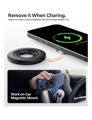 Soporte Magnético para Teléfono TORRAS Negro 360 Ajustable