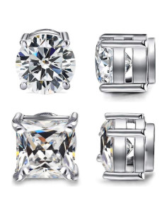 Pendientes Magnéticos Hipoalergénicos Acero Inoxidable 6mm