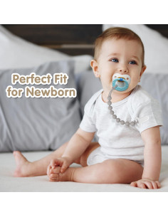 Clip para Chupetes de Silicona 100% Grado Alimenticio - 4 Piezas 2
