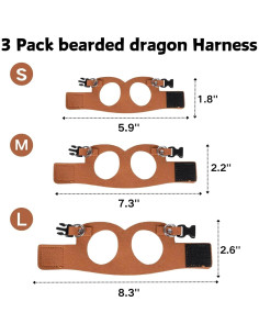 Juego de Arnés y Correa Retráctil SEZDEKI para Dragón Barbudo 2