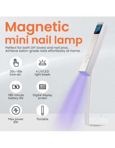 Lámpara UV de Mano ESUOHYM Beauty_036 Portátil Recargable