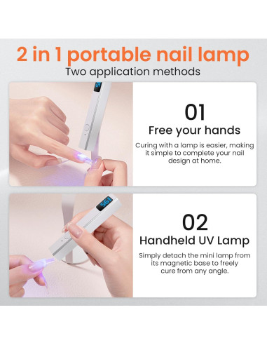 Lámpara UV de Mano ESUOHYM Beauty_036 Portátil Recargable