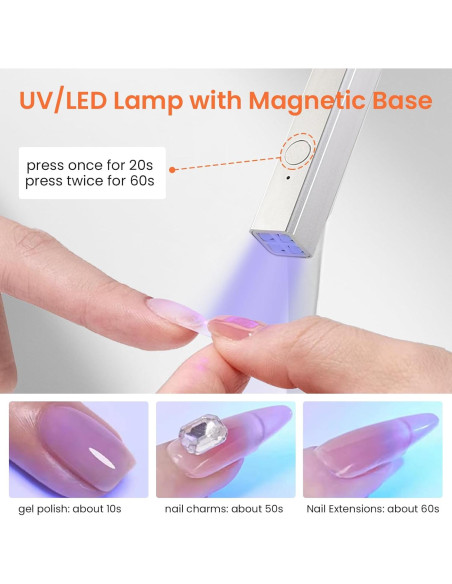 Lámpara UV de Mano ESUOHYM Beauty_036 Portátil Recargable