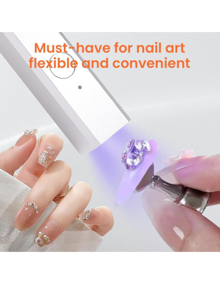 Lámpara UV de Mano ESUOHYM Beauty_036 Portátil Recargable