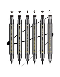 Juego de 6 Piezas de Lápiz de Eyeliner Doble Cabeza SUMEITANG