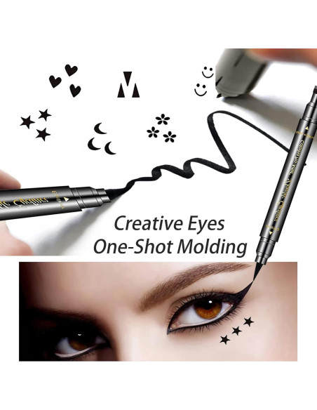 Juego de 6 Piezas de Lápiz de Eyeliner Doble Cabeza SUMEITANG