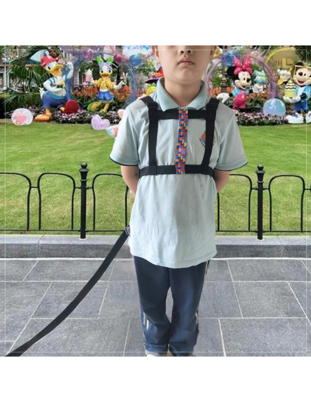 Arnés de Caminata para Niños con Correa Ajustable y Asa - Autismo