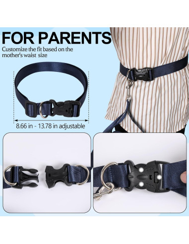 Arnés de Cintura Seguro para Niños con Autismo JXM 10289 Azul Marino