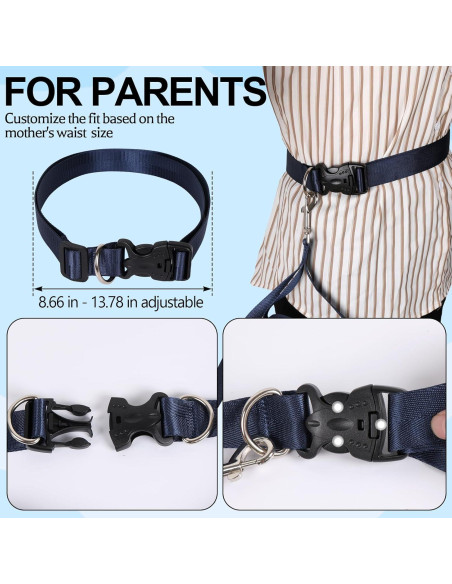 Arnés de Cintura Seguro para Niños con Autismo JXM 10289 Azul Marino