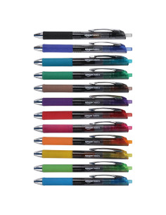 Bolígrafos de Gel Retráctiles Amazon Basics 0.7mm Paquete 12