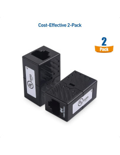 Acoplador Ethernet RJ45 Hembra a Hembra Cat 6 Cable Matters 2-Pack 2