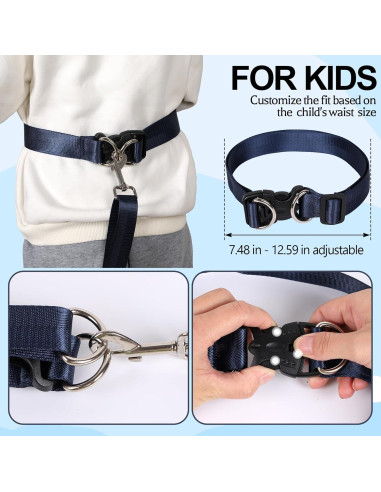 Arnés de Cintura Seguro para Niños con Autismo JXM 10289 Azul Marino