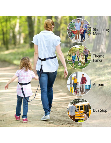 Arnés de Cintura Seguro para Niños con Autismo JXM 10289 Azul Marino