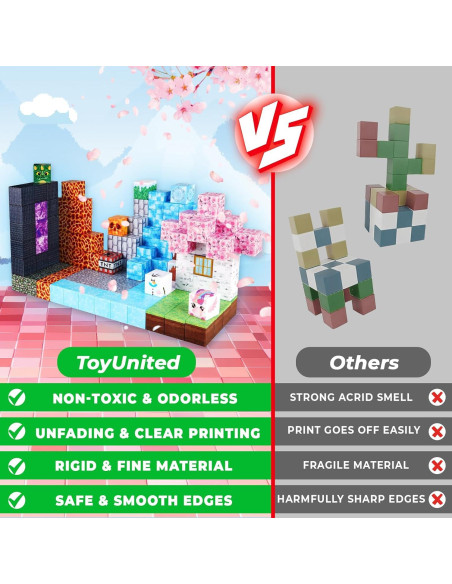 Bloques Magnéticos ToyUnited 150PCS Construcción STEM 4-8 años