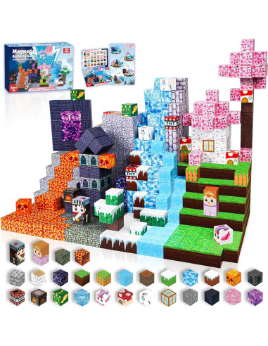 Bloques Magnéticos ToyUnited 150PCS Construcción STEM 4-8 años