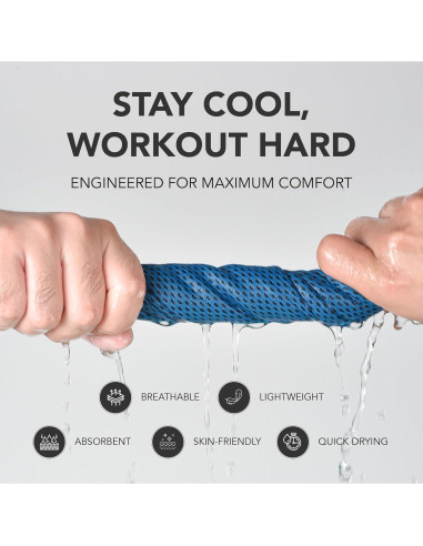 Toallas Refrigerantes de Microfibra Desired Things - Paquete de 4