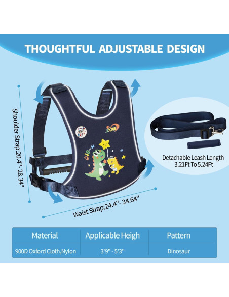 Arnés de Seguridad para Niños 2025 - Antielopement Ajustable