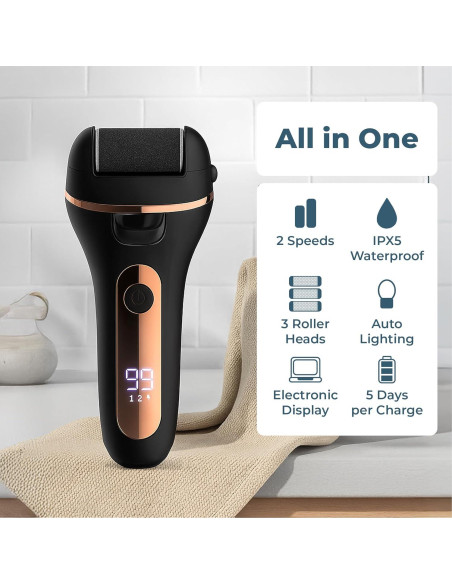 Removedor de Callos Eléctrico VISOFO 13 en 1, Cuidado de Pies