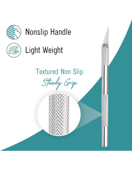 Juego de Cuchillos de Precisión Exacto - 3 Cuchillos Metal 14.73 cm Juego de Cuchillos de Precisión Exacto - 3 Cuchillos Metal 14.73 cm