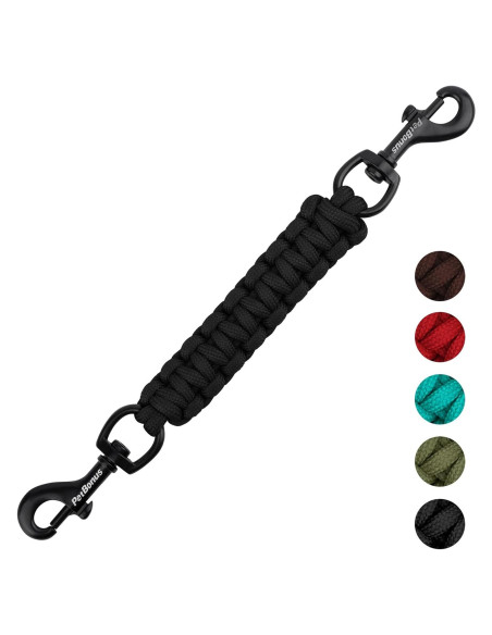 Clip de Seguridad para Collar de Perro PetBonus - Negro
