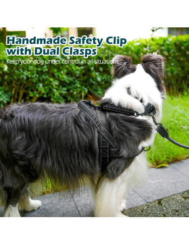 Clip de Seguridad para Collar de Perro PetBonus - Negro