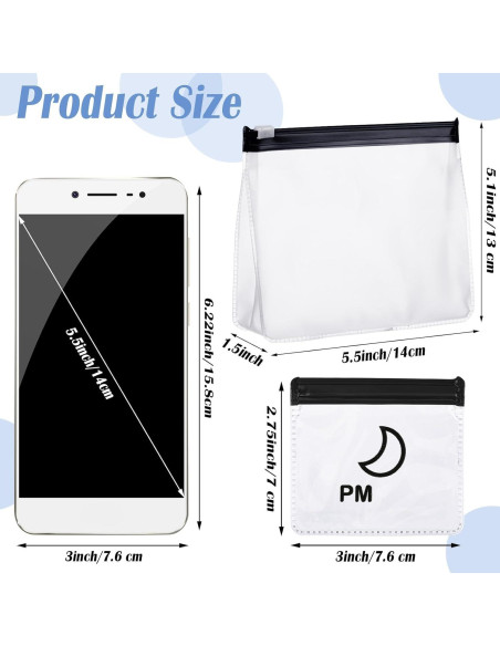 Organizador de Pastillas Colarr 15 Pcs con Cremallera Negro