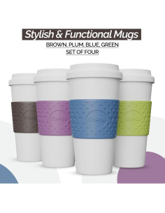 Taza de Viaje Copco Acadia 4 Piezas 480ml Aislada Antifugas 2