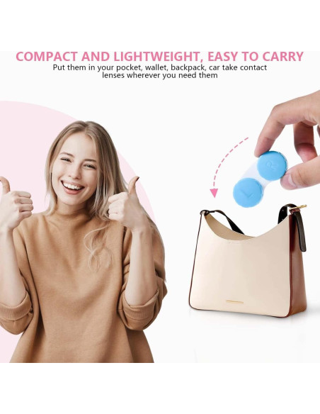 Estuche para Lentes de Contacto KISEER - 12 Paquete Colorido Estuche para Lentes de Contacto KISEER - 12 Paquete Colorido