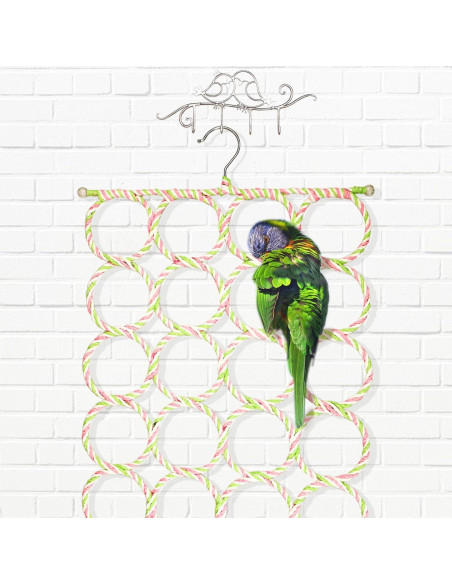 2 Redes de Escalada para Aves S-Mechanic 37x63 cm Color Aleatorio