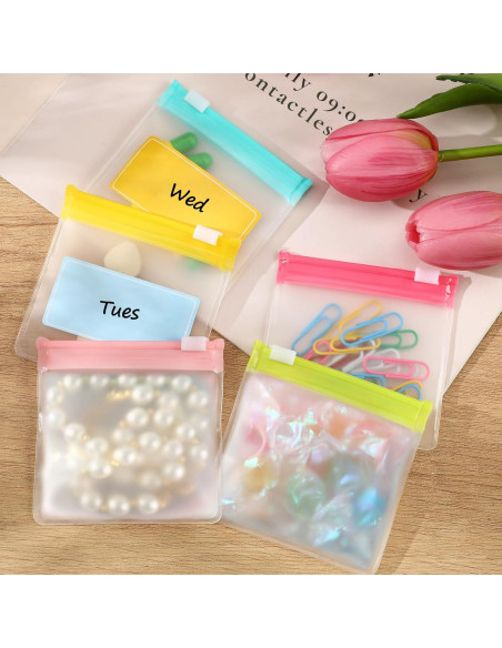 Bolsas de Píldoras Reutilizables MARFOREVER 25 Pcs Organizador