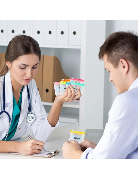 Bolsas de Píldoras Reutilizables MARFOREVER 25 Pcs Organizador