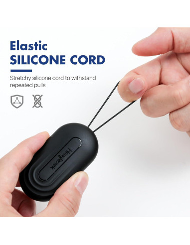 Estuche para Tapones de Oídos Hearprotek Negro - Compacto y Duradero