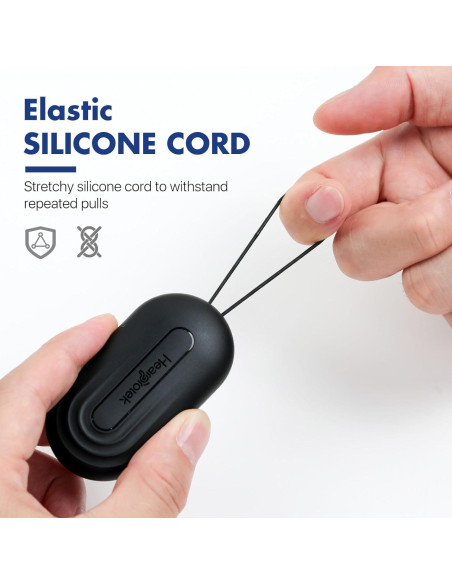 Estuche para Tapones de Oídos Hearprotek Negro - Compacto y Duradero