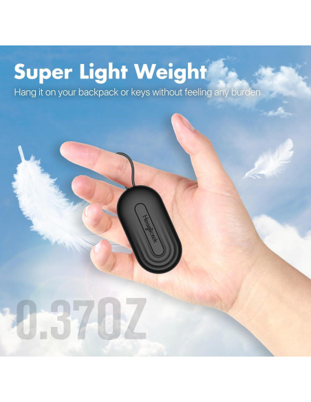 Estuche para Tapones de Oídos Hearprotek Negro - Compacto y Duradero