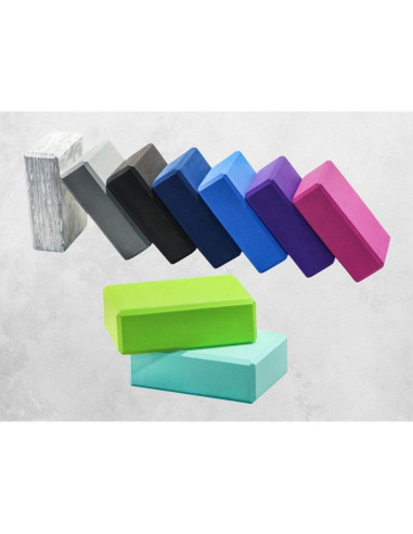 Bloques de Yoga Exerz 2 Pack Antideslizantes 23x15x7.5 cm