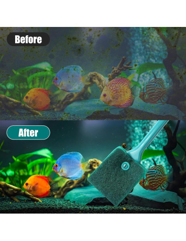 Cepillo de limpieza para acuarios AQUANEAT 31.75 cm doble cara