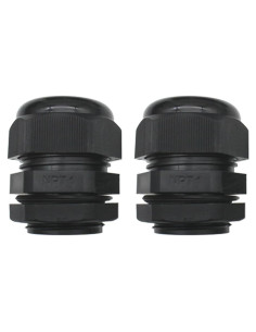 Pasacables NPT 1" AIRTAK Nylon PA66 Impermeable IP68 - 2 Piezas