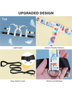 Arnés de Seguridad para Niños con Autismo HNL002A 3-6 Años 2