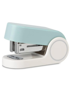 Grapadora Mini Urradia Azul 20 Hojas 830 Grapas Compacta