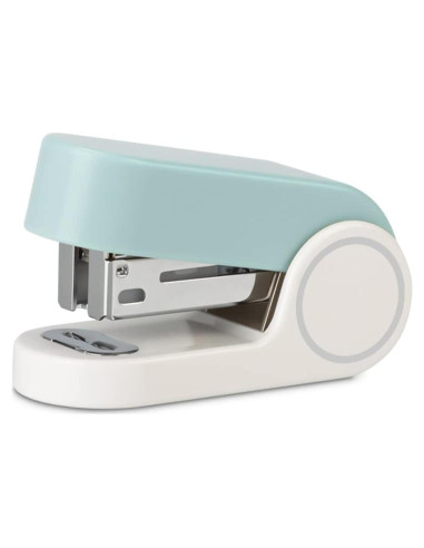 Grapadora Mini Urradia Azul 20 Hojas 830 Grapas Compacta