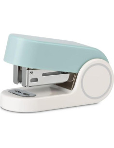 Grapadora Mini Urradia Azul 20 Hojas 830 Grapas Compacta 2