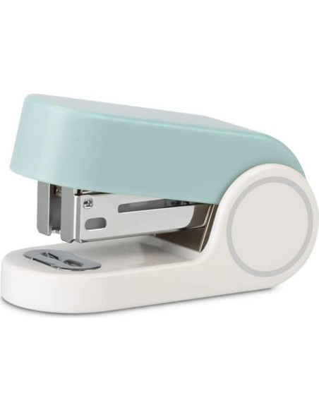 Grapadora Mini Urradia Azul 20 Hojas 830 Grapas Compacta